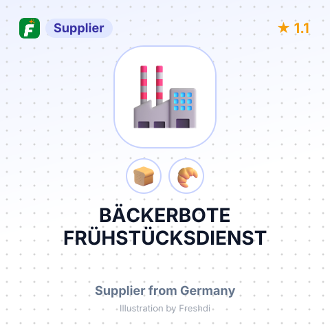 BÄCKERBOTE FRÜHSTÜCKSDIENST – summary card, no photo uploaded yet