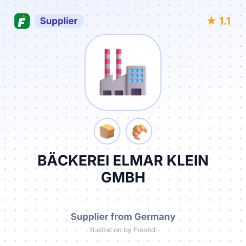 BÄCKEREI ELMAR KLEIN GMBH – summary card, no photo uploaded yet