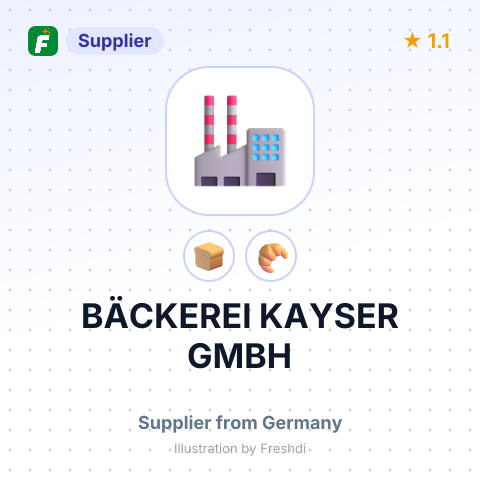 BÄCKEREI KAYSER GMBH – summary card, no photo uploaded yet