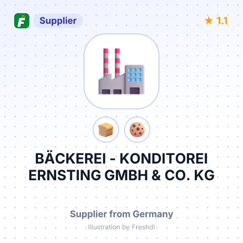 BÄCKEREI - KONDITOREI ERNSTING GMBH & CO. KG – summary card, no photo uploaded yet