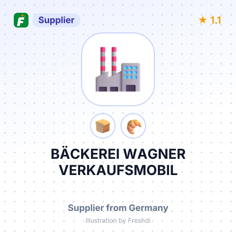 BÄCKEREI WAGNER VERKAUFSMOBIL – summary card, no photo uploaded yet