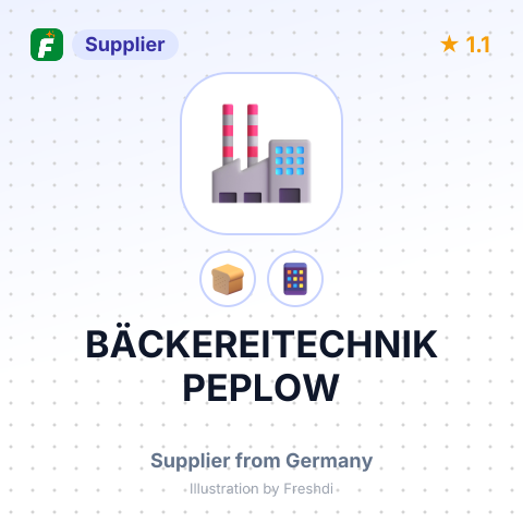 BÄCKEREITECHNIK PEPLOW – summary card, no photo uploaded yet