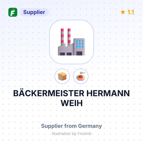BÄCKERMEISTER HERMANN WEIH – summary card, no photo uploaded yet