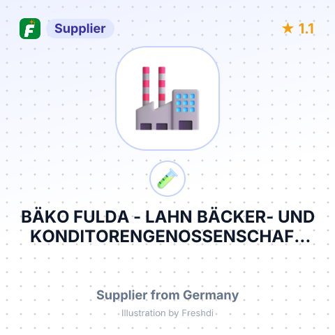 BÄKO FULDA - LAHN BÄCKER- UND KONDITORENGENOSSENSCHAFT EG – summary card, no photo uploaded yet