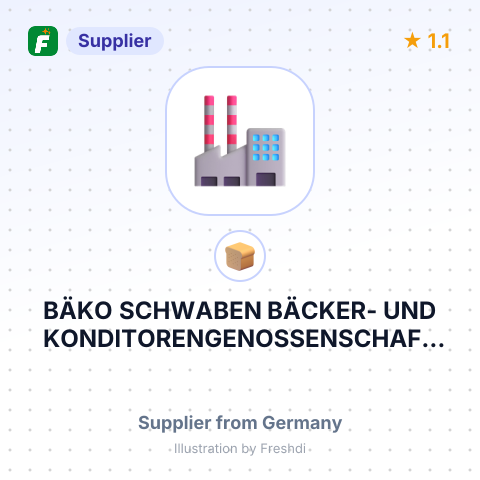 BÄKO SCHWABEN BÄCKER- UND KONDITORENGENOSSENSCHAFT EG – summary card, no photo uploaded yet