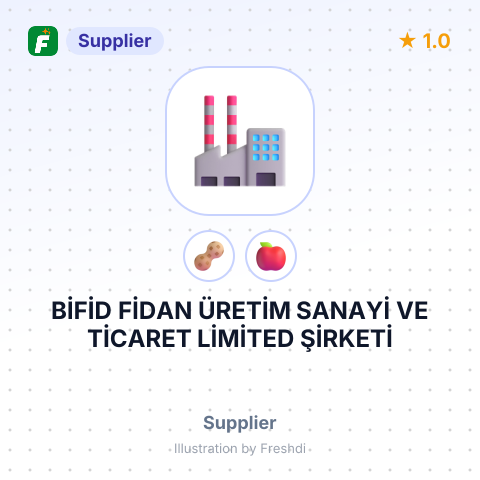 BİFİD FİDAN ÜRETİM SANAYİ VE TİCARET LİMİTED ŞİRKETİ – summary card, no photo uploaded yet