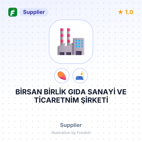 BİRSAN BİRLİK GIDA SANAYİ VE TİCARETNİM ŞİRKETİ – summary card, no photo uploaded yet