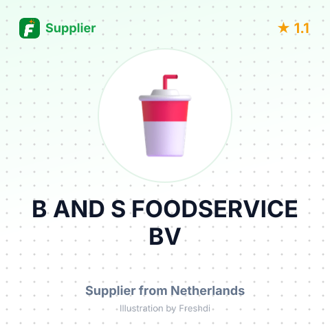 B AND S FOODSERVICE BV – summary card, no photo uploaded yet