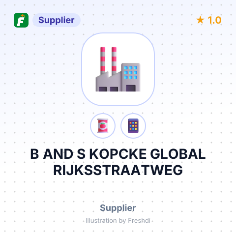 B AND S KOPCKE GLOBAL RIJKSSTRAATWEG – summary card, no photo uploaded yet