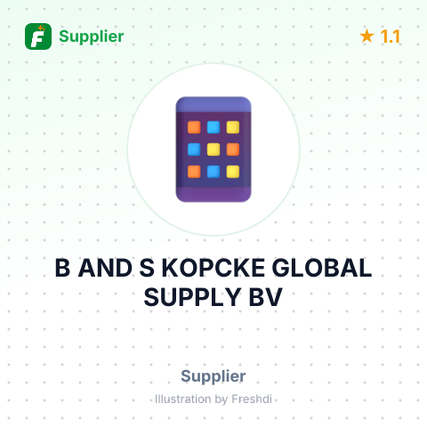 B AND S KOPCKE GLOBAL SUPPLY BV – summary card, no photo uploaded yet