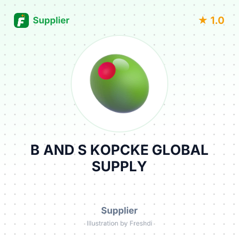 B AND S KOPCKE GLOBAL SUPPLY – summary card, no photo uploaded yet
