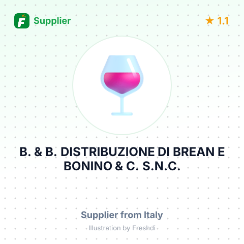 B. & B. DISTRIBUZIONE DI BREAN E BONINO & C. S.N.C. – summary card, no photo uploaded yet