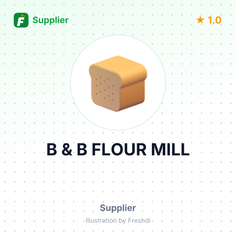 B & B FLOUR MILL – summary card, no photo uploaded yet