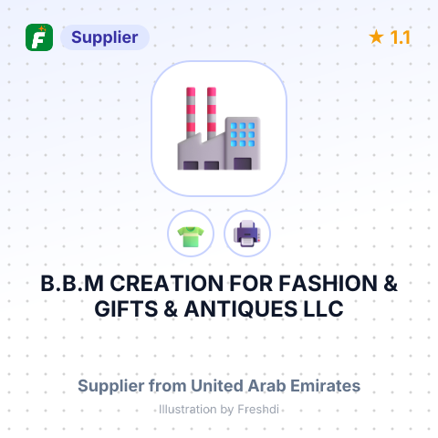 B.B.M CREATION FOR FASHION & GIFTS & ANTIQUES LLC – summary card, no photo uploaded yet