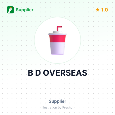 B D OVERSEAS – summary card, no photo uploaded yet