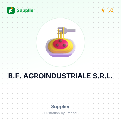 B.F. AGROINDUSTRIALE S.R.L. – summary card, no photo uploaded yet