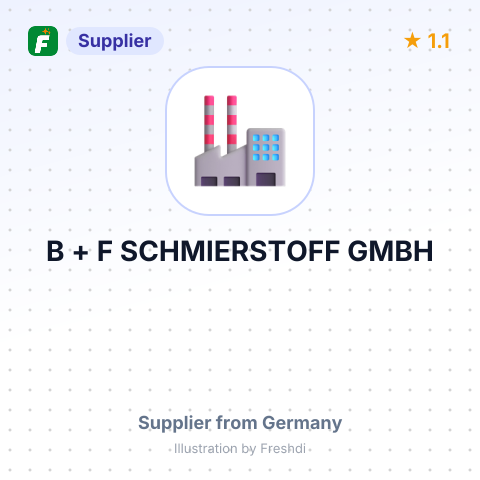 B + F SCHMIERSTOFF GMBH – summary card, no photo uploaded yet