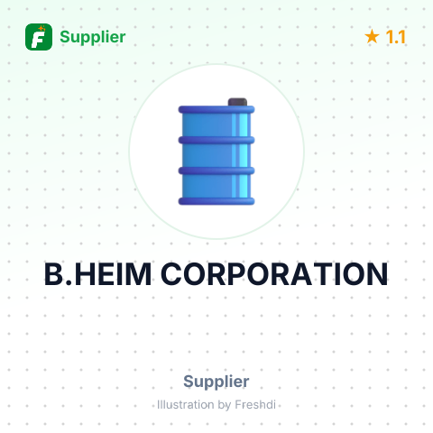 B.HEIM CORPORATION – summary card, no photo uploaded yet