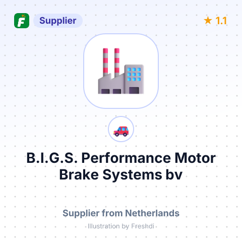 B.I.G.S. Performance Motor Brake Systems bv – summary card, no photo uploaded yet