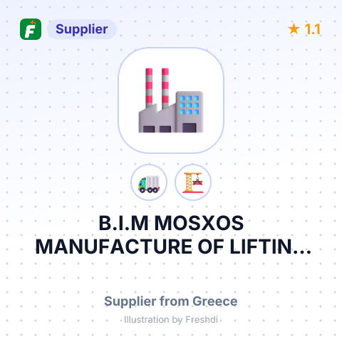 B.I.M MOSXOS MANUFACTURE OF LIFTING MACHINE – summary card, no photo uploaded yet