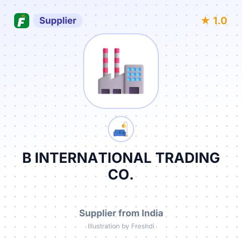 B INTERNATIONAL TRADING CO. – summary card, no photo uploaded yet