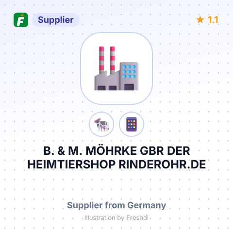 B. & M. MÖHRKE GBR DER HEIMTIERSHOP RINDEROHR.DE – summary card, no photo uploaded yet