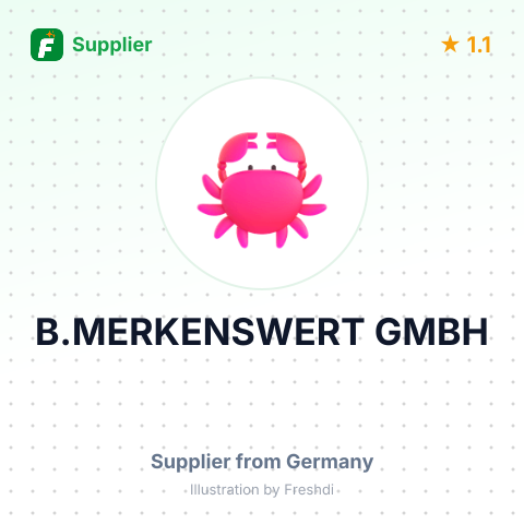 B.MERKENSWERT GMBH – summary card, no photo uploaded yet