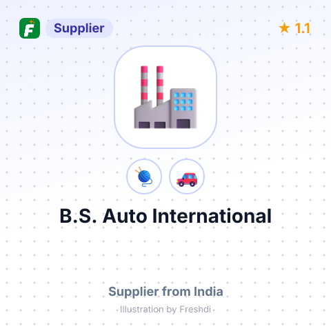 B.S. Auto International  – summary card, no photo uploaded yet