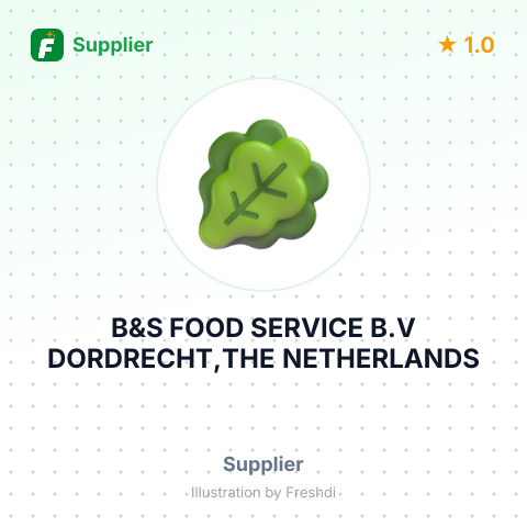 B&S FOOD SERVICE B.V DORDRECHT,THE NETHERLANDS – summary card, no photo uploaded yet