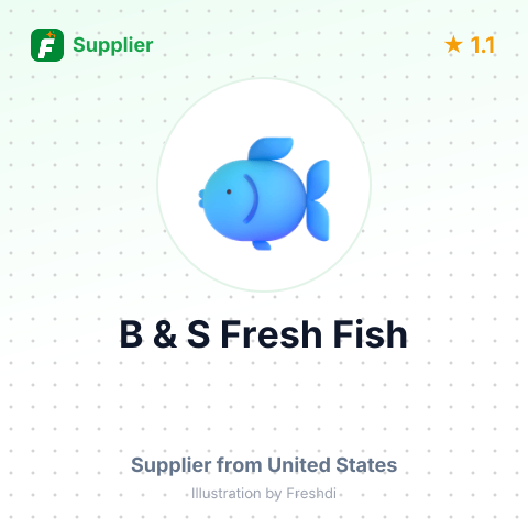 B & S Fresh Fish – summary card, no photo uploaded yet