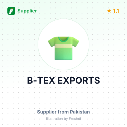 B-TEX EXPORTS – summary card, no photo uploaded yet