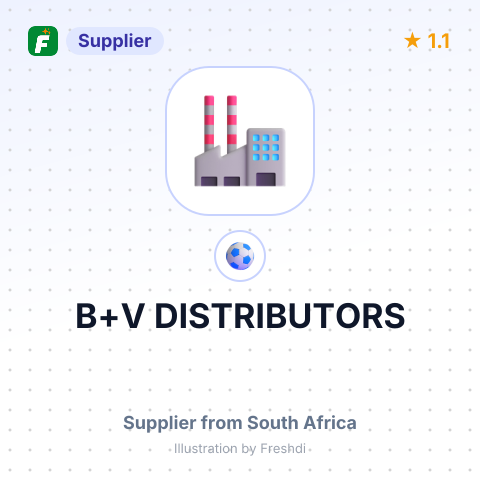 B+V DISTRIBUTORS – summary card, no photo uploaded yet