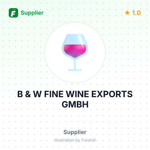 B & W FINE WINE EXPORTS GMBH – summary card, no photo uploaded yet