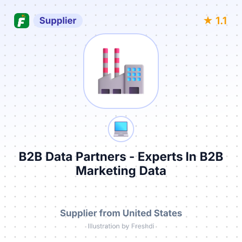 B2B Data Partners - Experts In B2B Marketing Data – summary card, no photo uploaded yet