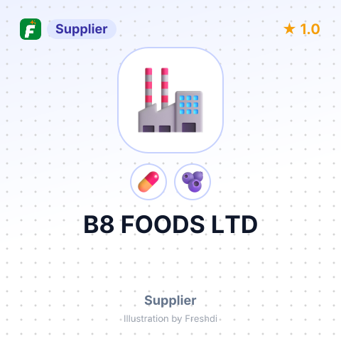 B8 FOODS LTD – summary card, no photo uploaded yet