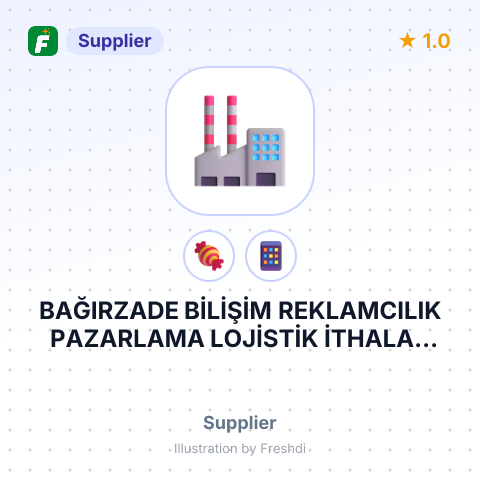 BAĞIRZADE BİLİŞİM REKLAMCILIK PAZARLAMA LOJİSTİK İTHALAT İHRACAT SANAYİ VE TİCARET LİMİTED ŞİRKETİ – summary card, no photo uploaded yet