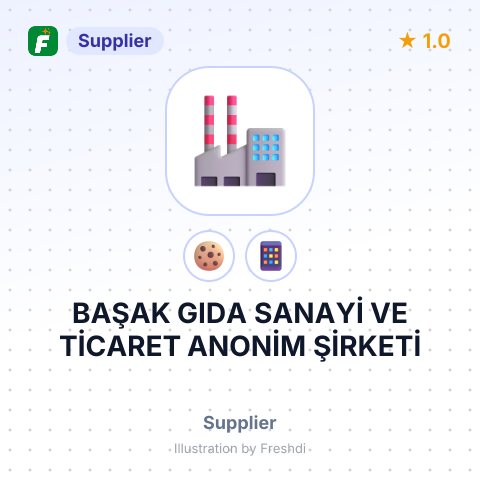 BAŞAK GIDA SANAYİ VE TİCARET ANONİM ŞİRKETİ – summary card, no photo uploaded yet