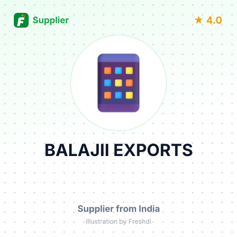 BALAJII EXPORTS – summary card, no photo uploaded yet