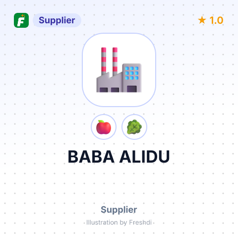 BABA ALIDU – summary card, no photo uploaded yet