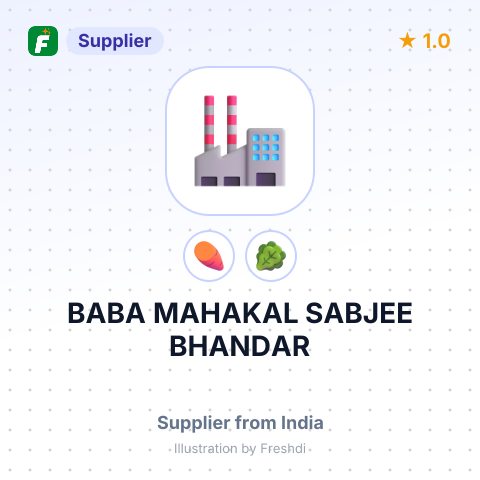 BABA MAHAKAL SABJEE BHANDAR – summary card, no photo uploaded yet