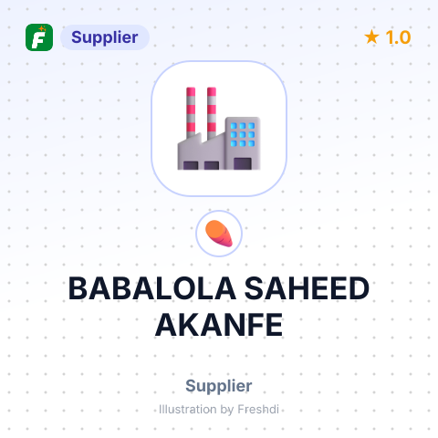 BABALOLA SAHEED AKANFE – summary card, no photo uploaded yet