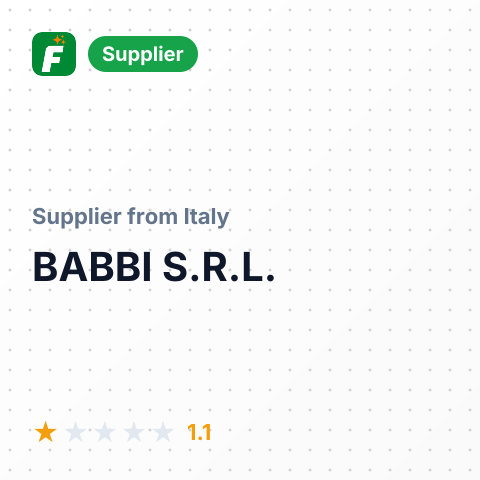 BABBI S.R.L. – summary card, no photo uploaded yet