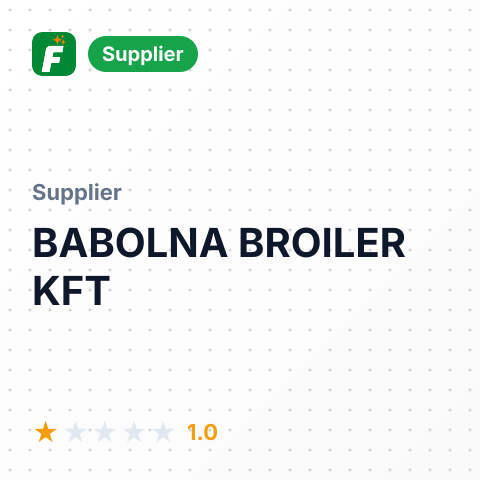 BABOLNA BROILER KFT – summary card, no photo uploaded yet
