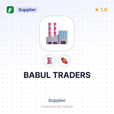 BABUL TRADERS – summary card, no photo uploaded yet