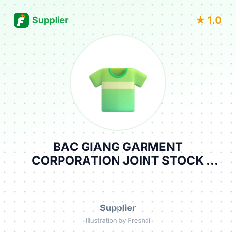 BAC GIANG GARMENT CORPORATION JOINT STOCK COMPANY – summary card, no photo uploaded yet
