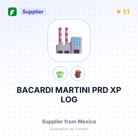 BACARDI MARTINI PRD XP LOG – summary card, no photo uploaded yet