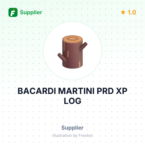 BACARDI MARTINI PRD XP LOG – summary card, no photo uploaded yet