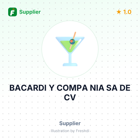 BACARDI Y COMPA NIA SA DE CV – summary card, no photo uploaded yet