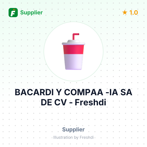 BACARDI Y COMPAA -IA SA DE CV – summary card, no photo uploaded yet