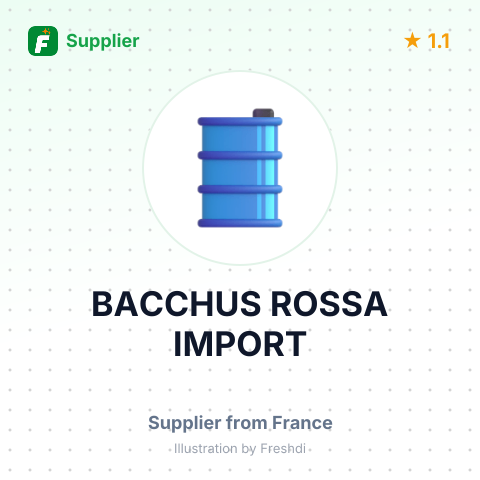 BACCHUS ROSSA IMPORT – summary card, no photo uploaded yet